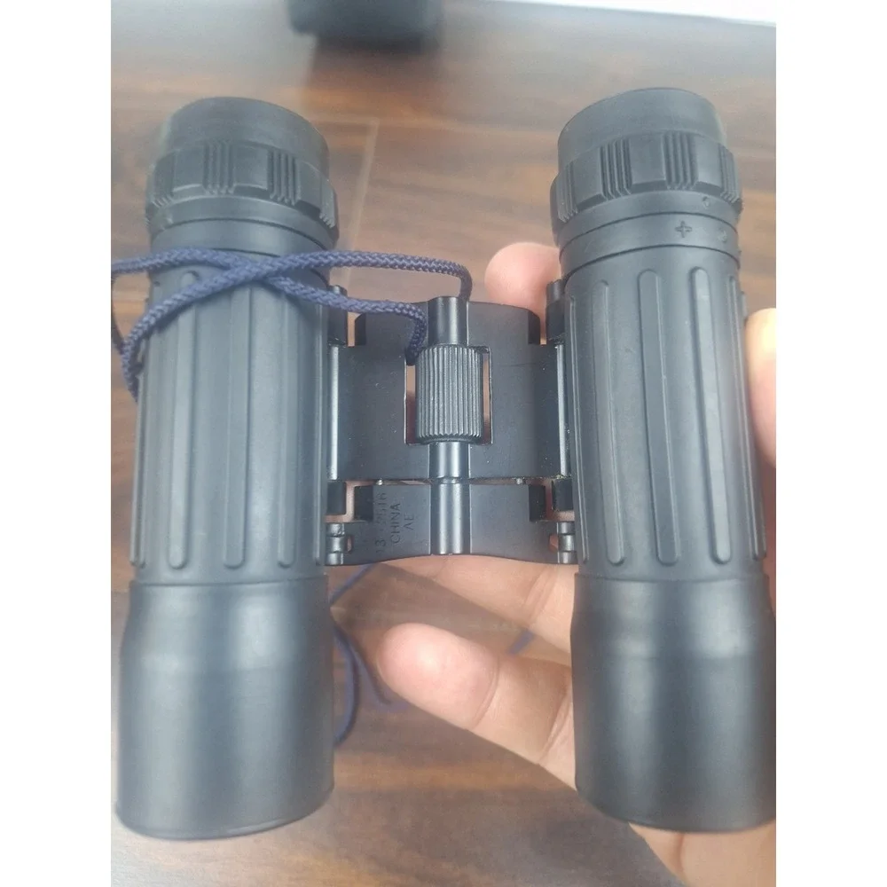 Bushnell Binoculars OS Black 10x25 Compact 13-2516 with Case Birding Pocket